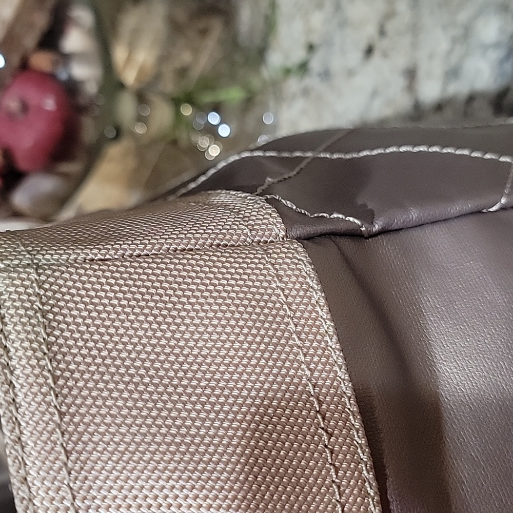 Chanel Paris Biarritz  EUC with COA Side Pocket Tote GM Quilted Metallic Canvas - Picture 10 of 16